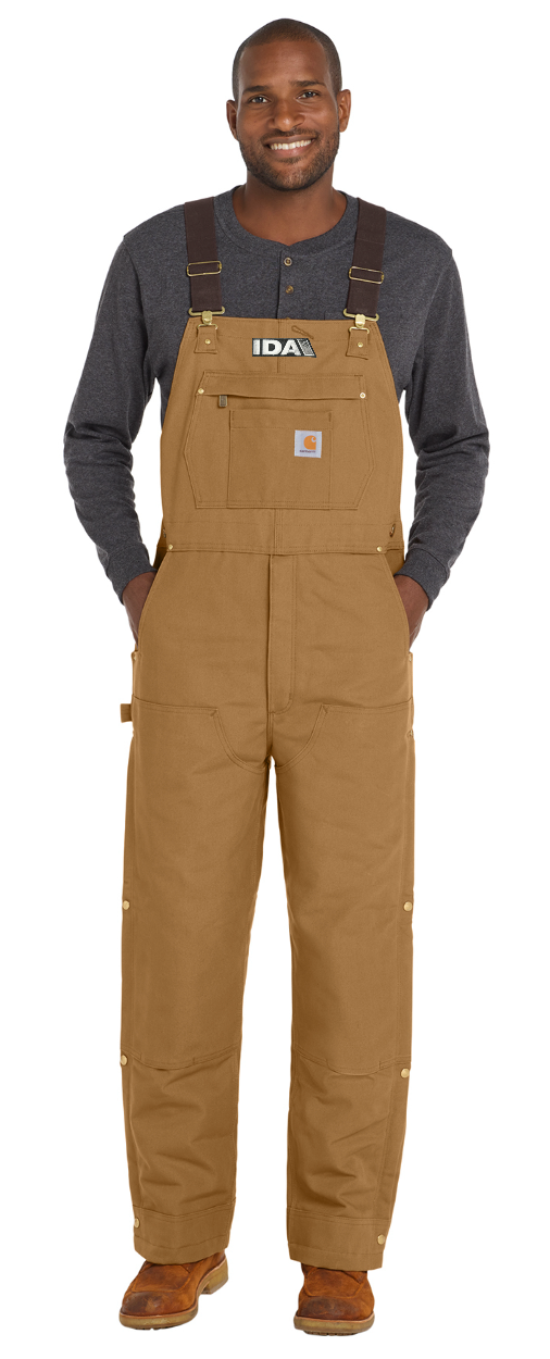 Carhartt® Tall Firm Duck Insulated Bib Overall CT104393