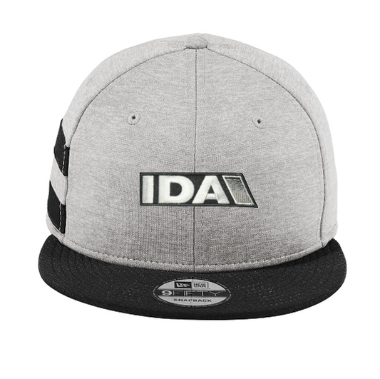 New Era ® Shadow Heather Striped Flat Bill Snapback Cap NE408