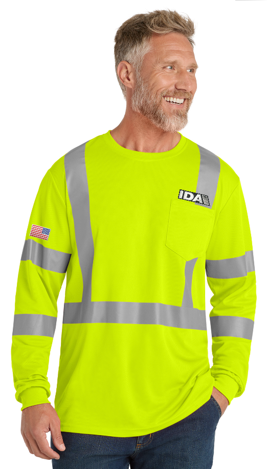 CornerStone® ANSI 107 Class 3 Mesh Safety Long Sleeve Tee