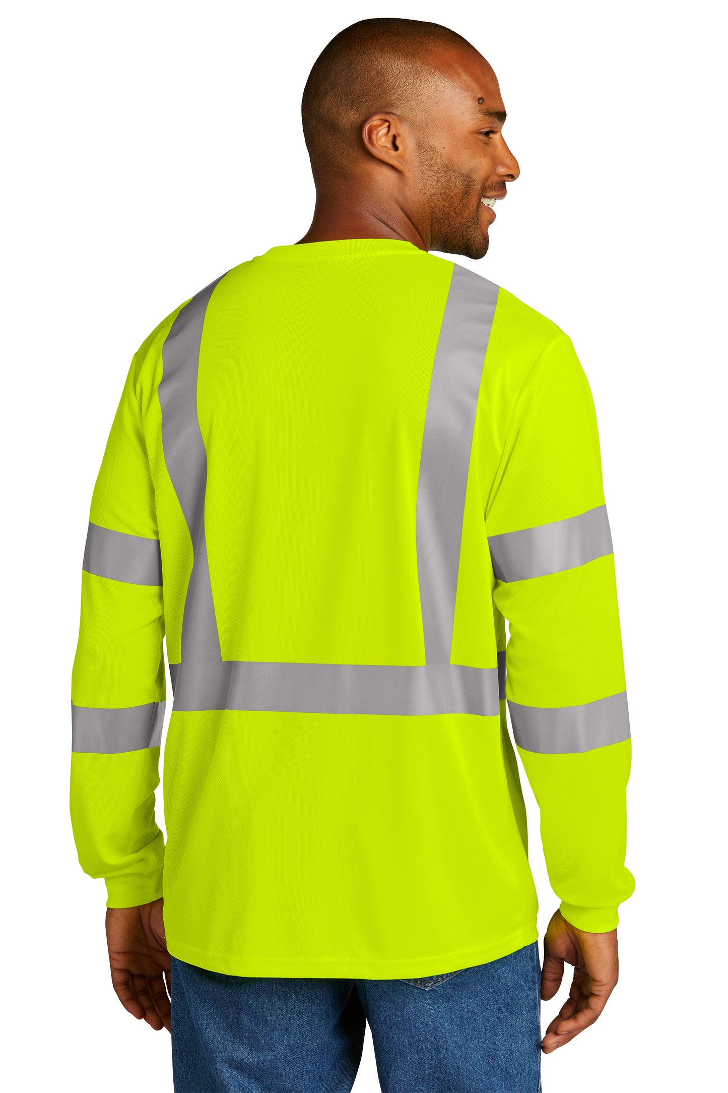 CornerStone® ANSI 107 Class 3 Mesh Safety Long Sleeve Tee