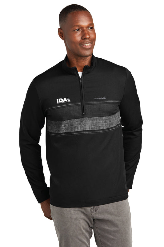 TravisMathew Balboa Chest Stripe Quarter Zip