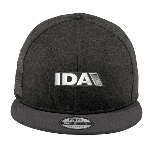 New Era ® Shadow Heather Striped Flat Bill Snapback Cap NE408