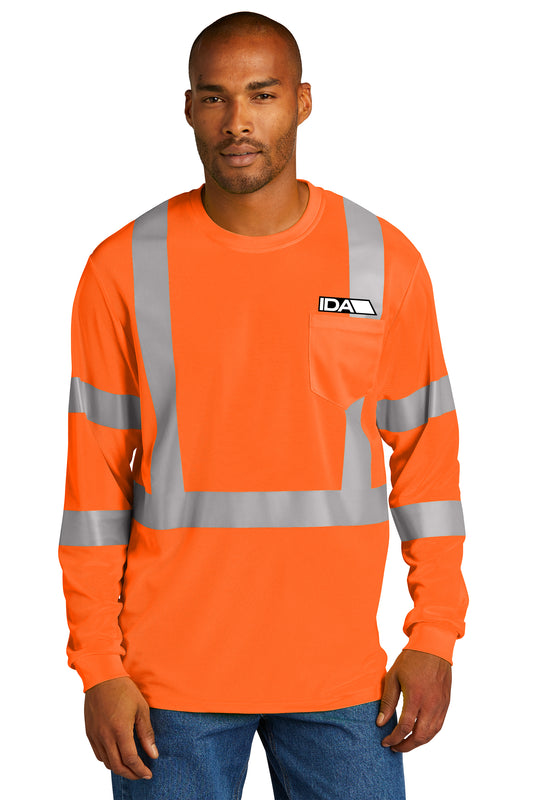 CornerStone® ANSI 107 Class 3 Mesh Safety Long Sleeve Tee